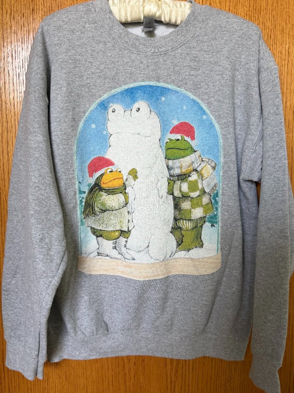 Frog & Toad Winter/Christmas Sweatshirt Size M